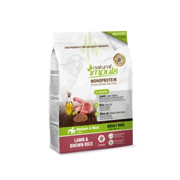 NATURAL IMPULS - Adult Lamm & brauner Reis