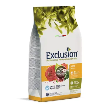 Exclusion MEDITERRANEO Monoprotein - Adult Small - Rind