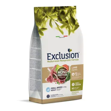 Exclusion MEDITERRANEO Monoprotein - Adult Small - Lamm