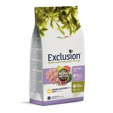Exclusion MEDITERRANEO Monoprotein - Light Adult Medium & Large - Huhn
