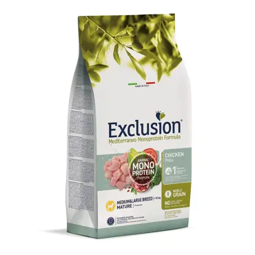 Exclusion MEDITERRANEO Monoprotein - Mature Adult Medium & Large - Huhn