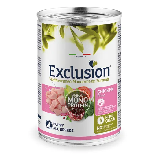 Exclusion Mediterraneo Hundefutter Huhn