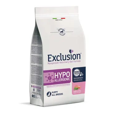 Exclusion HYPOALLERGENIC VET - Puppy All Breeds - Schwein & Erbsen