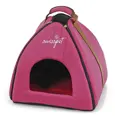 Pinke Katzen- und Hundehöhle.
