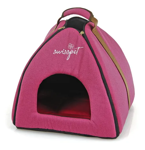 Pinke Katzen- und Hundehöhle.