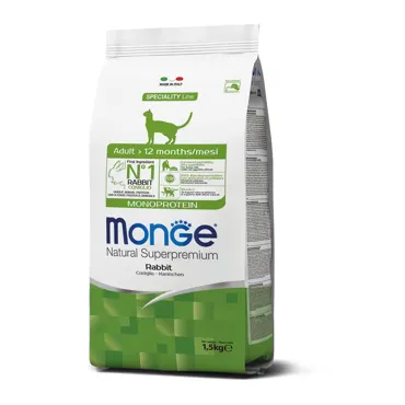 Monge Natural - Monoprotein Adult Kaninchen