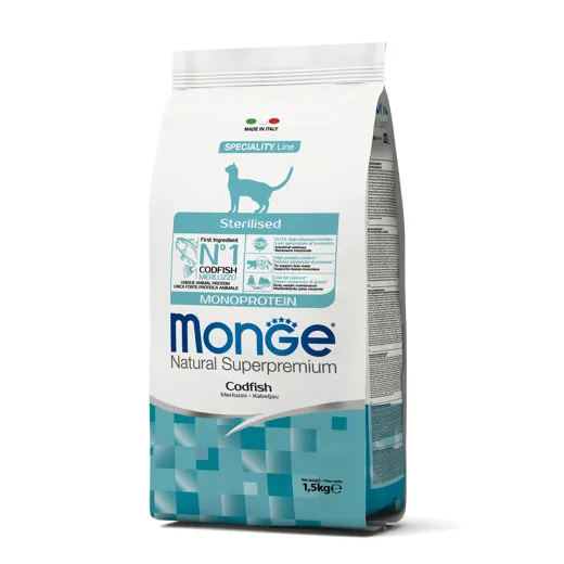 Monge Natural Katzenfutter Kabeljau
