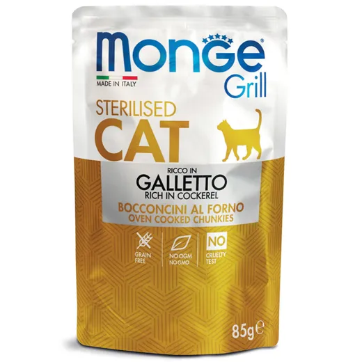 Monge Grill Katzenfutter Huhn