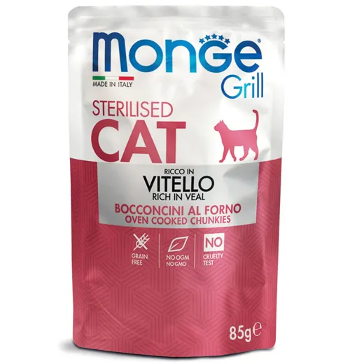 Monge Katzenfutter Sterilisiert Kalb