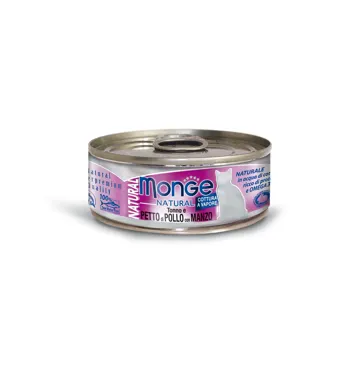 Monge Natural Cat - Adult Thunfisch, Huhn & Rind