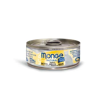 Monge Natural Cat - Adult Thunfisch, Huhn & Mais