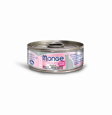 Monge Natural Delicate Cat - Adult Huhn & Schinken