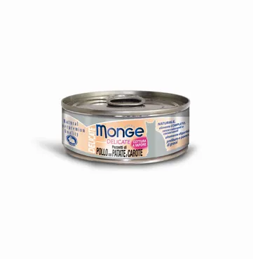 Monge Natural Delicate Cat - Adult Huhn, Kartoffeln & Karotten