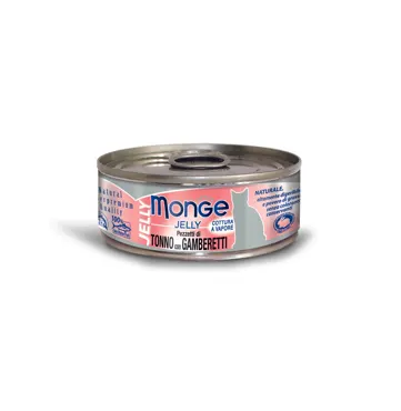 Monge Natural Jelly Cat - Adult Thunfisch & Garnelen