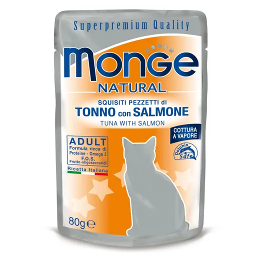 Monge Natural Katzenfutter Thunfisch Lachs