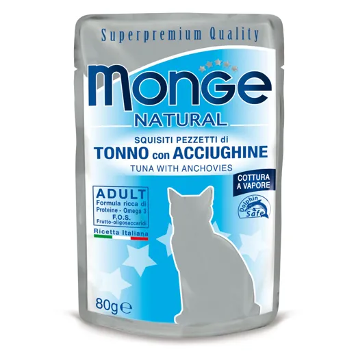 Monge Natural Katzenfutter Thunfisch Sardellen