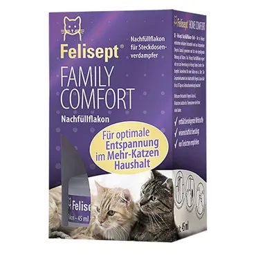 Felisept Family Comfort Nachfüllung für Mehrkatzen-Haushalt, 45ml