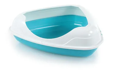 swisspet Eck-Katzentoilette Baystar Blau