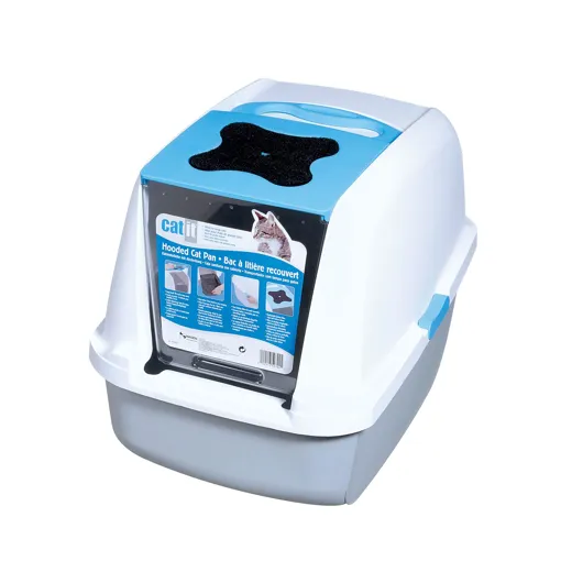 Catit Katzenhaustoilette Blau und Grau