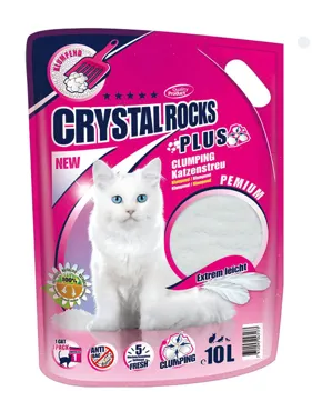 Katzenstreu Crystal Rocks Plus 4.5kg 10L