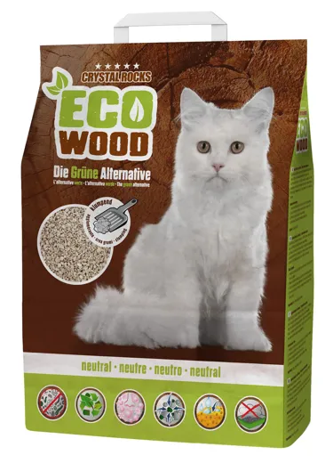 Katzenstreu Crystal Rocks Wood