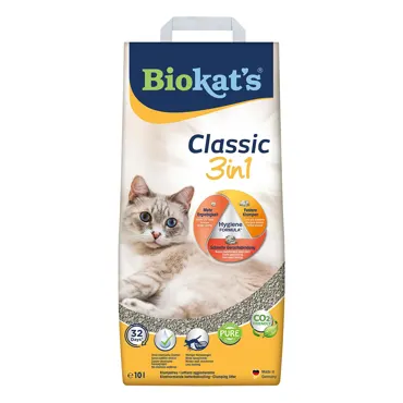 Katzenstreu Biokat‘s Classic 3in1 9.9kg 10L