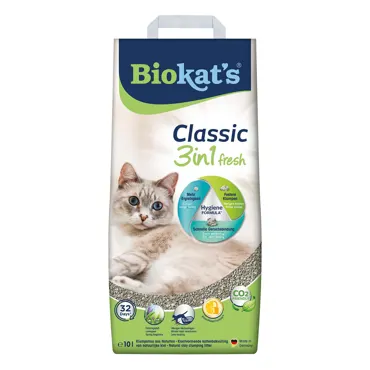 Katzenstreu Biokat‘s Classic 3in1 Fresh 9.9kg 10L
