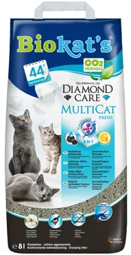 Katzenstreu Biokat's Diamond Care Multicat Fresh 13.3kg 8L