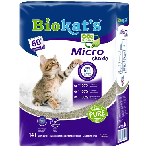 Katzenstreu Biokats Micro