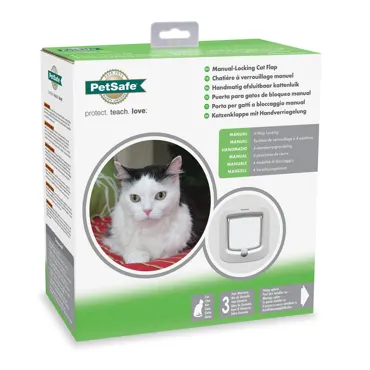 PetSafe Katzentüre 4-Weg Weiss