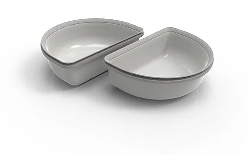 SureFeed Halbschalen-Set für Futterautomat, grau