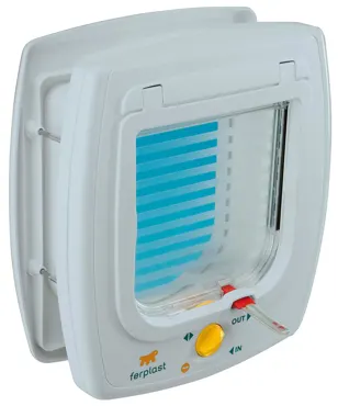 Ferplast Katzentüre Swing 5 / 4-Weg Weiss