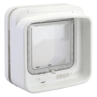 SureFlap DualScan Katzenklappe Microchip Weiss