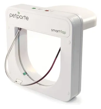 PetPorte SmartFlap Microchip Weiss