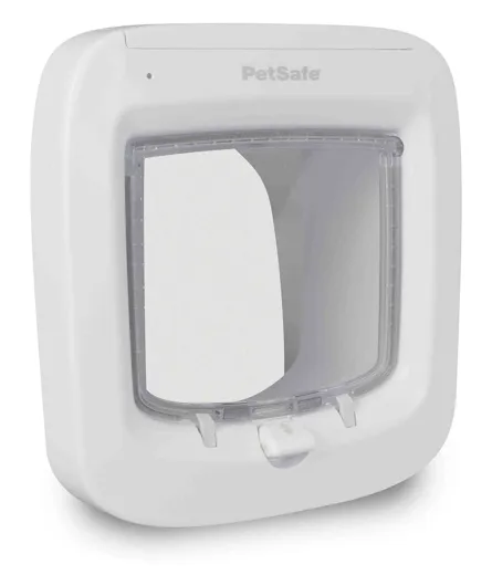 Petsafe Katzentüre Microchip Weiss