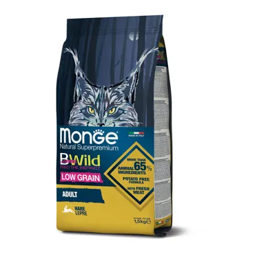 Monge Bwild Grain Free - Adult Feldhase 1,5kg