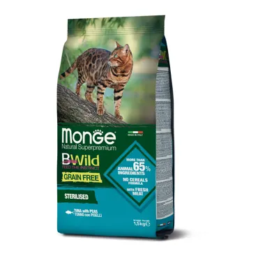 Monge Bwild Grain Free - Sterilisiert Thunfisch 1,5kg