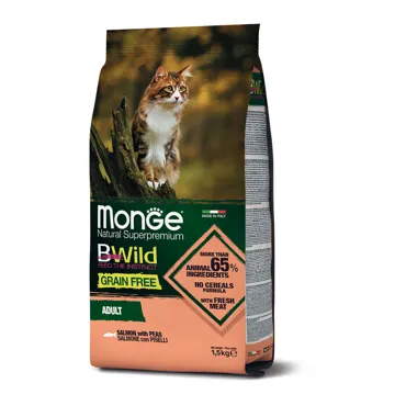 Monge Bwild Grain Free - Adult Lachs 1,5kg