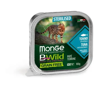 Monge Bwild Grain Free - Schale Sterilisiert Thunfisch & Shrimps