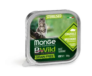 Monge Bwild Grain Free - Schale Sterilisiert Wildschwein