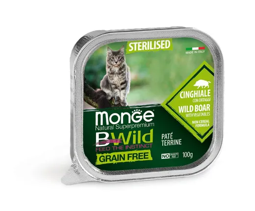 Monge Bwild Katzenfutter Wildschwein