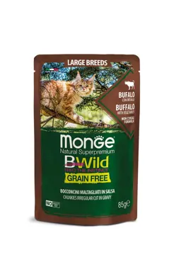 Monge Bwild Grain Free - Beutel Large Büffel