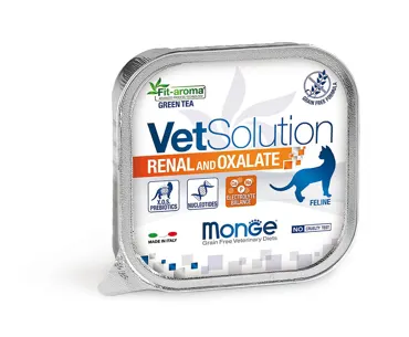 Monge Vet Solution Cat - Schale Renal & Oxalate 100g