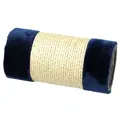 Sisal Röhre mit Plüsch Blau
