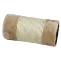Sisal Säule mit Plüsch Beige