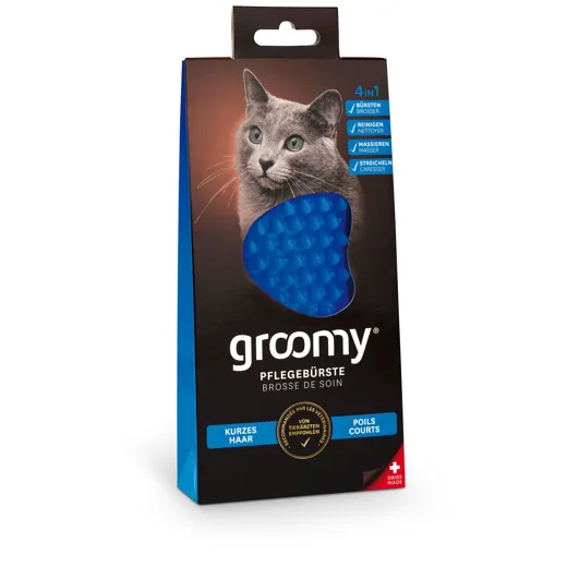 Groomy Katze Wellness Fellbürste Kurzhaar