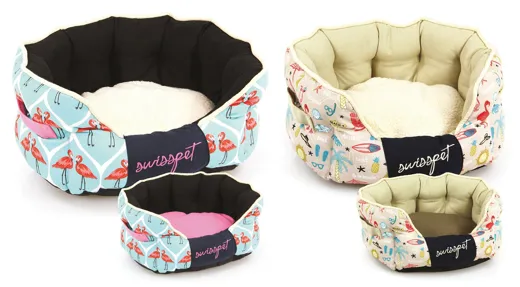 Swisspet Hunde- & Katzenbett Flamingo