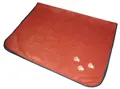 Swisspet Liegedecke Finn  Rot/Pfoten