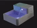 Trinkbrunnen mit LED-Licht