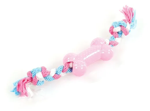 Welpenspielknochen rosa